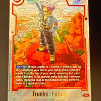 Trunks: Future SB02-010 Alt Art MANGA Booster NM