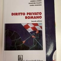 Libro Diritto Privato Romano per Università
