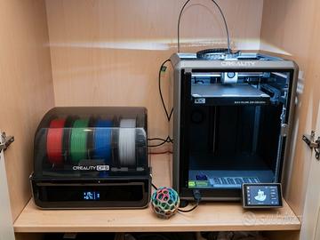 Stampante 3D Creality K1C con CFS