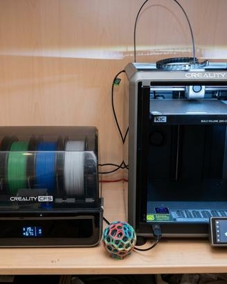 Stampante 3D Creality K1C con CFS