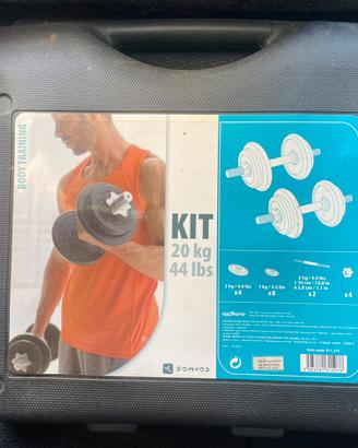 Domyos Kit Manubri Bodybuilding 20kg