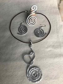 GIOIELLI IN ALLUMINIO ARGENTATO ETRUSCO