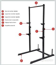 Barra per trazioni autoportante 