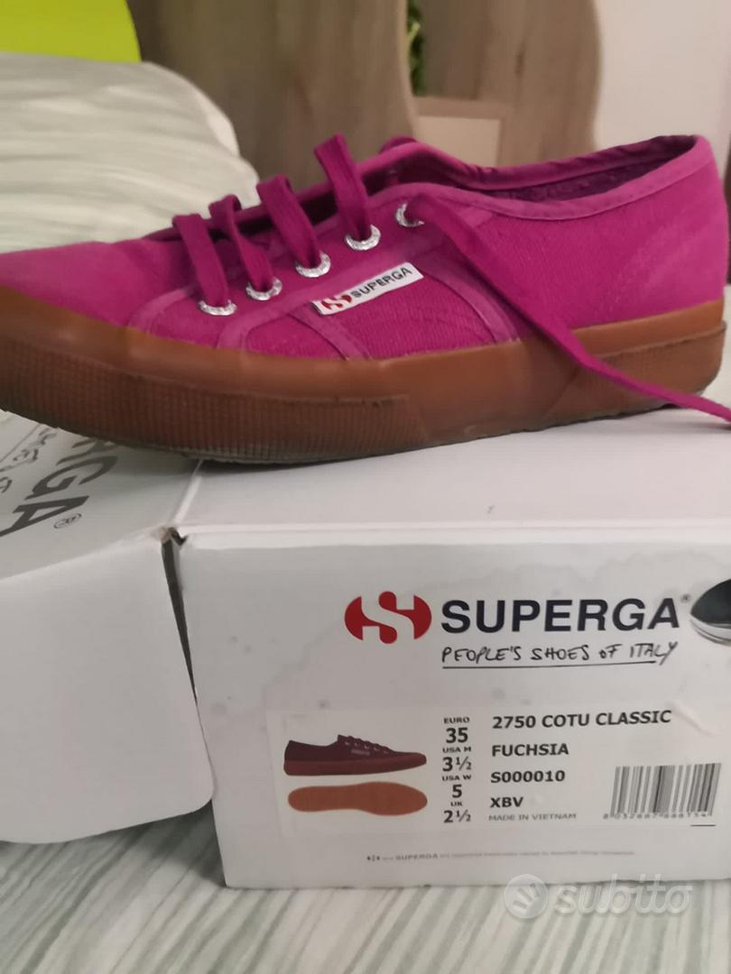 Superga 2025 alte fucsia