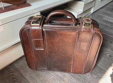 Valigia vintage in pelle