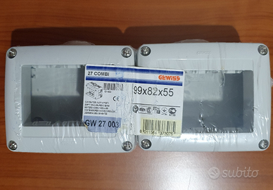 GEWISS GW27003 contenitore System 3 posti