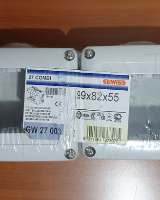 GEWISS GW27003 contenitore System 3 posti