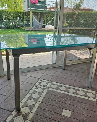 tavolo vetro temperato Calligaris