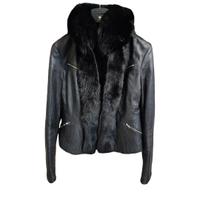 Giacca biker in pelle