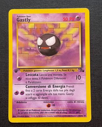 Gastly 33/62 1 Edizione Fossil 2000