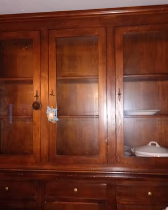 vetrina stile arte povera 