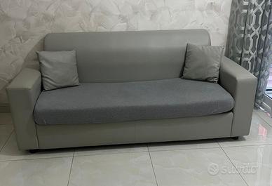 Divano 3 posti eco pelle
