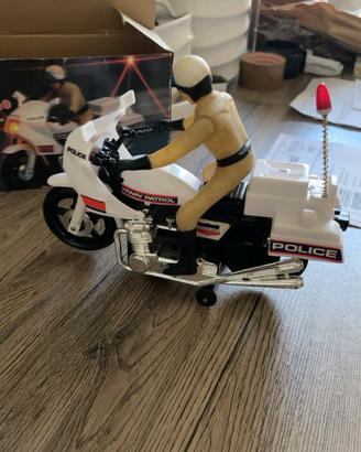 Moto Polizia Vintage Highway Patrol con scatola