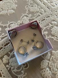 3 Paia Orecchini Donna Oro/Argento