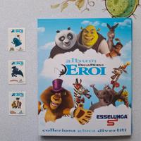 Album DreamWorks Eroi Esselunga completo 76%