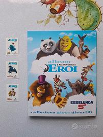Album DreamWorks Eroi Esselunga completo 76%