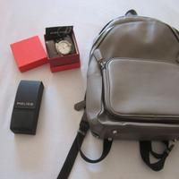 ZAINO DELLA ZARA+OCCHIALI-SOLE+OROLOGIO POLICE-ORI