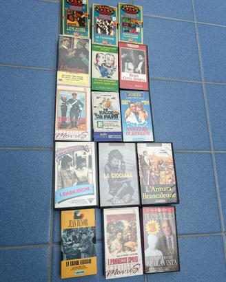 VHS  Collezione film Italiani 15x