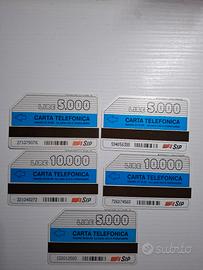 Carta telefonica SIP 1995 e 1996