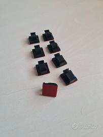 Fermacavi Adesivi Universali Neri