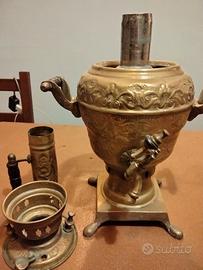 Samovar antico ottone con rubinetto