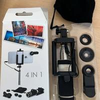 bastone per selfie con obiettivi