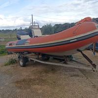 Gommone,carrello e motore