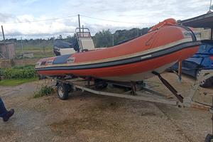 Gommone,carrello e motore