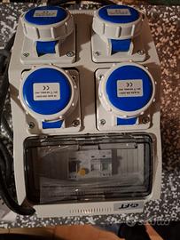 QUADRO ELETTRICO ASC da cantiere + 4 prese