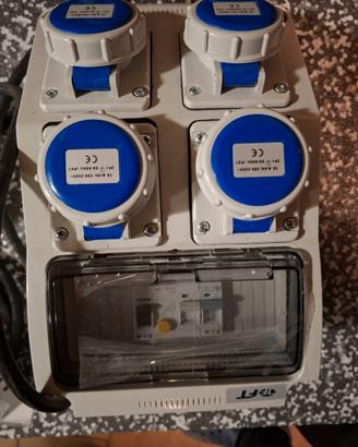 QUADRO ELETTRICO ASC da cantiere + 4 prese