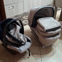 Trio peg-perego tortora e blu