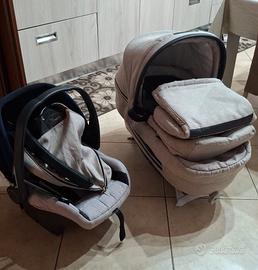 Trio peg-perego tortora e blu