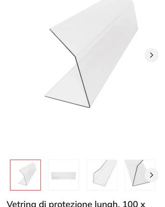 Vetrinetta trasparente in plexiglas