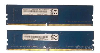 RAM DDR4 8Gb (2x4Gb) UDIMM 2666Mhz marca RAMAXEL