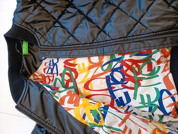 Giubbotto in ecopelle trapuntato 7-8 anni