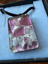 Collana in vetro di murano