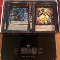 Lotto carte yu gi oh inglese foil ultra rare rare