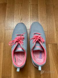 Scarpe Skechers donna grigio/rosa 