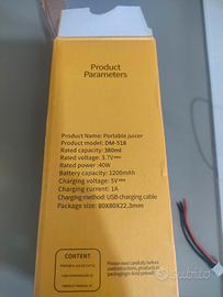 Mini frullatore portatile nuovo!