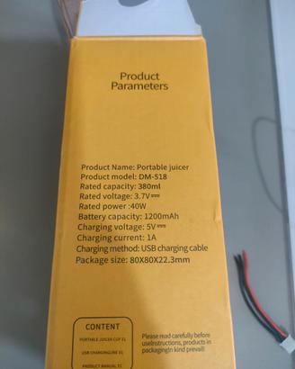 Mini frullatore portatile nuovo!