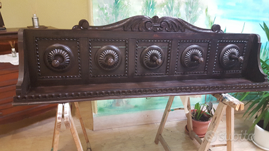 Attaccapanni in legno stile rinascimento