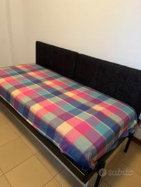 Letto singolo con secondo letto estraibile