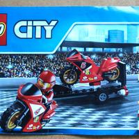 Lotto 2 costruzioni LEGO CITY 60084  1 + 2