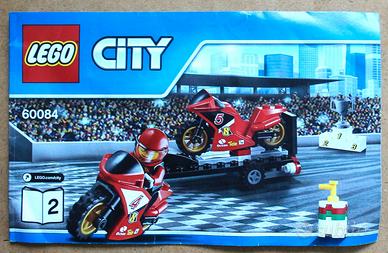 Lotto 2 costruzioni LEGO CITY 60084  1 + 2