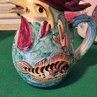 brocca in ceramica gallo vietri