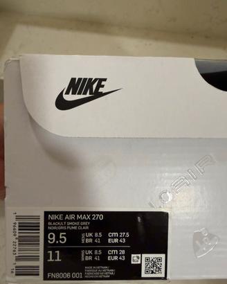 Nike airmax 270 uomo