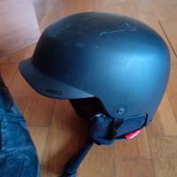 kit snowboard + attacchi + scarpe + casco