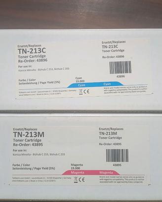 Toner fotocopiatrice NUOVI