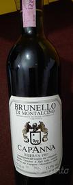 Brunello Montalcino-Azienda Capanna-riserva 1987