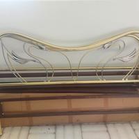 Testiere letto in ottone/argento